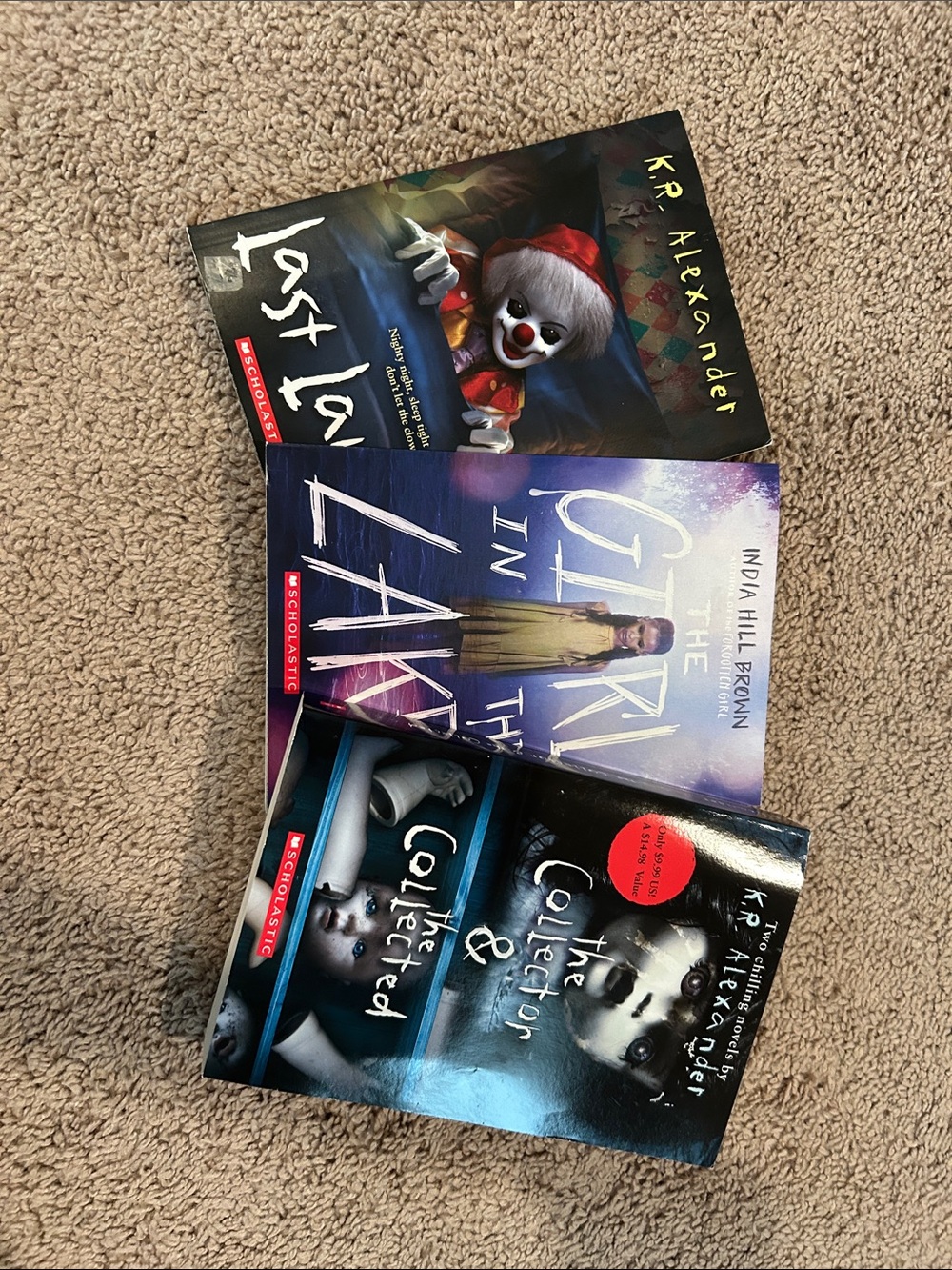 Ages 8-14 horror books pack of 3